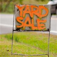 yard sale sign